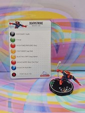 DC Heroclix Crisis Deathstroke 028 Game Figurine w/Card