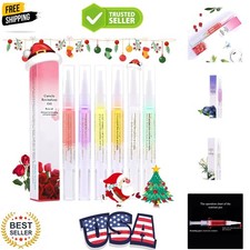 6Pcs Nail Cuticle Oils Nail Nutrition Oil Pen Nail Nourishment Pens 6 Smell C...