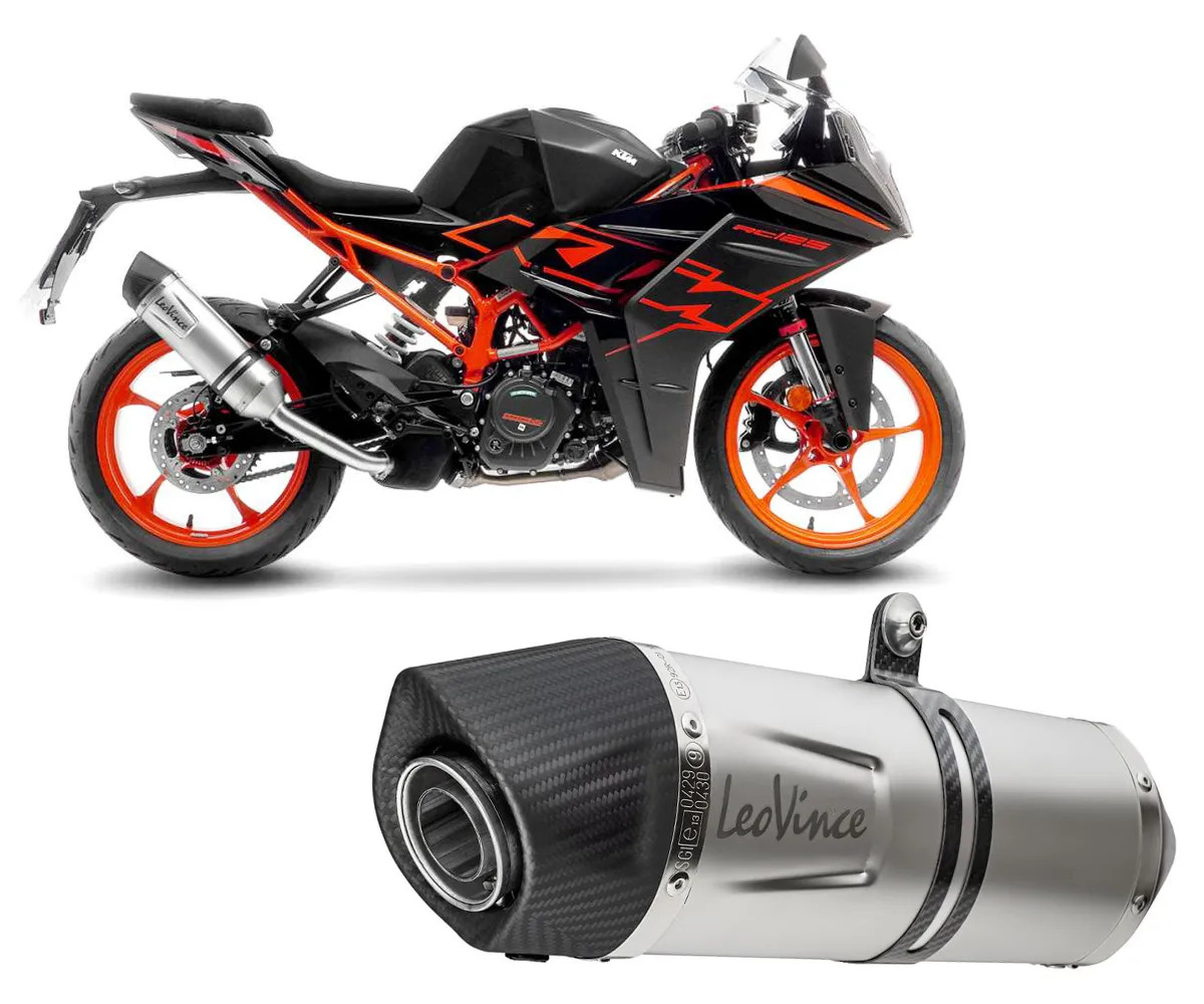 Exhaust Muffler Leovince LV ONE EVO for KTM RC 125 2023 > 2024