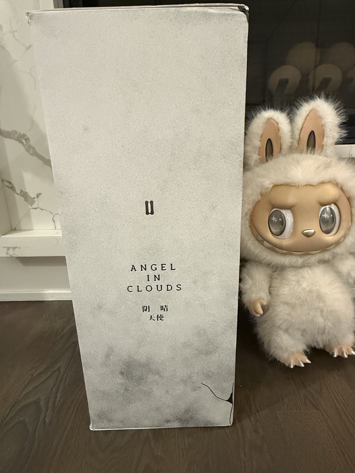 POP MART Labubu The Monsters Zimomo Angel in Clouds Vinyl Face Doll W Box & Bag