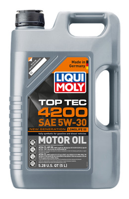   5L Liqui Moly 5W-30 Top Tec 4200 Synthetic Engine Oil BMW Mercedes Porsche VW