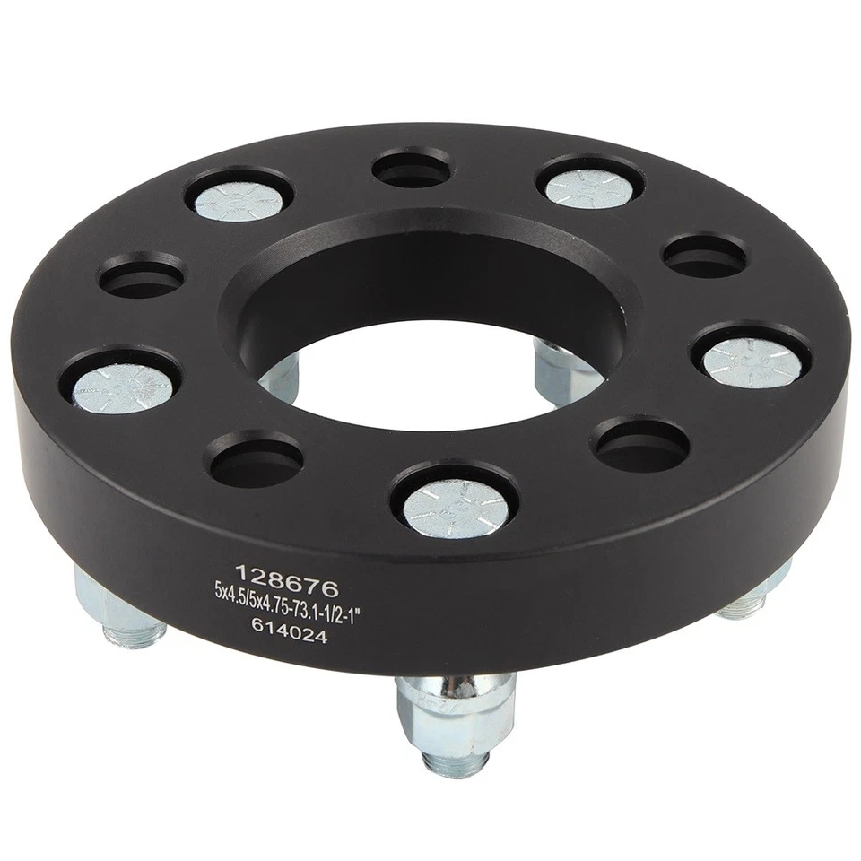 4Pcs 1" 5x4.5 to 5x4.75 Wheel Spacers For Jeep Cherokee 1980-01 Liberty 2002-12 Foto 3 de 4