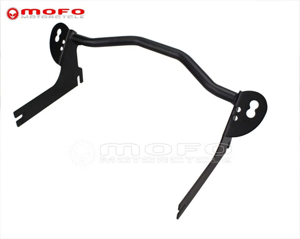 For Harley Touring Road King FLHR Front Passing Spot Fog Light Mount Bracket Bar - Image 4 of 4