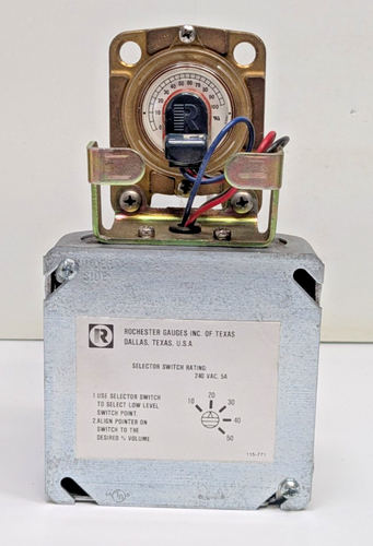 NEW Rochester Gauges Refrigerant Level Gauge w/ Float Model# HM8443-00036 - Picture 2 of 18