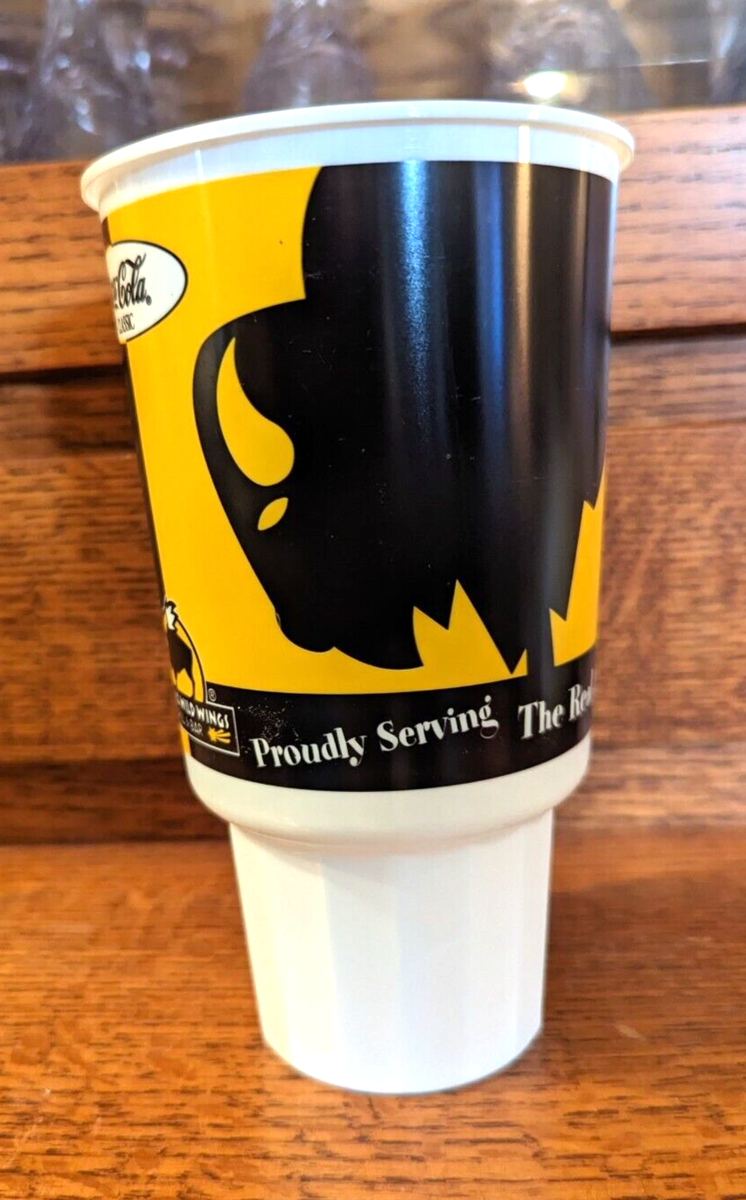 Large Authentic Buffalo Wild Wings Plastic Travel Cup | eBay