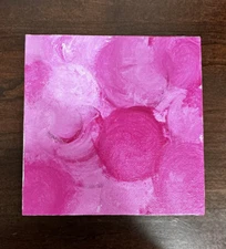 Hydrangea Field ￼Painting Original Art ￼ Acrylic ￼ abstract ￼5x5