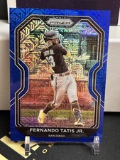 2021 Panini Prizm Baseball Fernando Tatis Jr Blue Mojo Prizm Padres 106/199