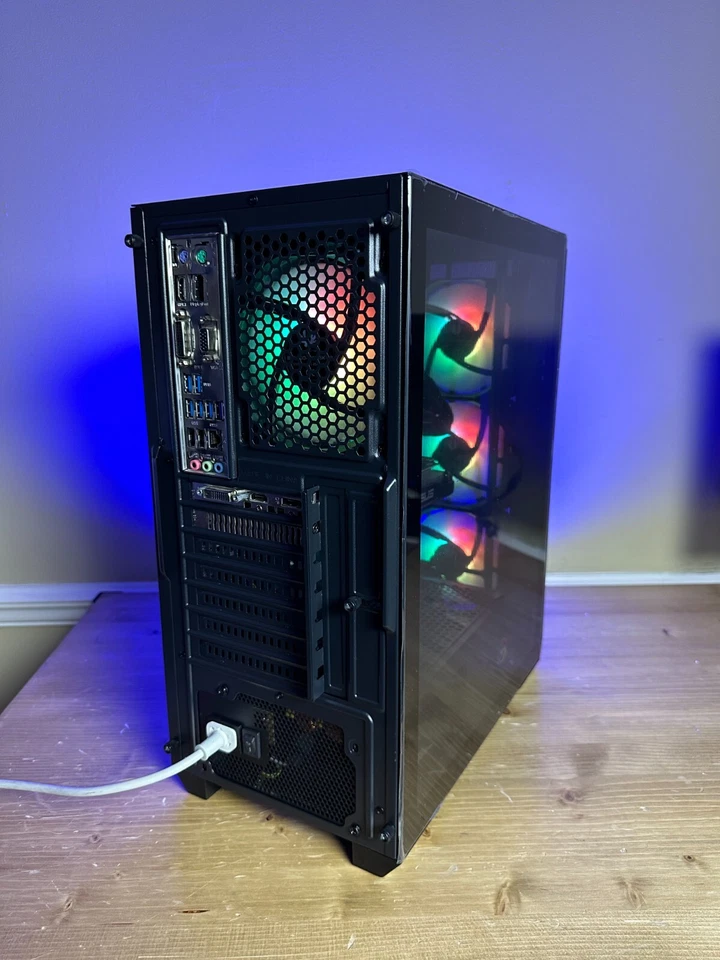 Custom Gaming Desktop PC Intel i7 Quad 16 GB SSD + 1TB Nvidia GTX 1650 4gb HDMI - Image 2 of 4