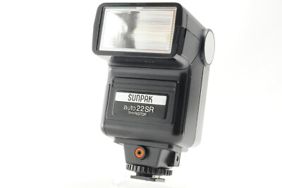 [Excellent++] SUNPAK auto 22 SR Shoe Mount Flash w/ For Old Vintage SLR Camera