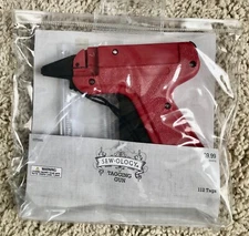 New Red Sew Ology Tagging Gun with 112 Tags included