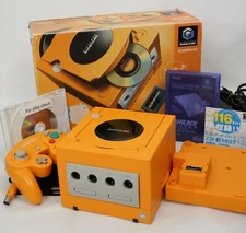Nintendo Gamecube Orange Console Enjoy DOL-001 JP For Japan Game GC System 3052