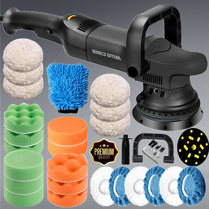 150mm Car Polisher Buffer Sander Dual Action Orbital Polishing Machine Waxer Kit