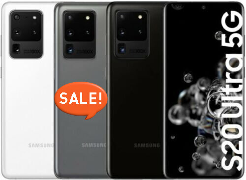 Smartphone Samsung Galaxy S20 Ultra 5G SM-G988U 128GB/512GB Android Desbloqueado A+-image