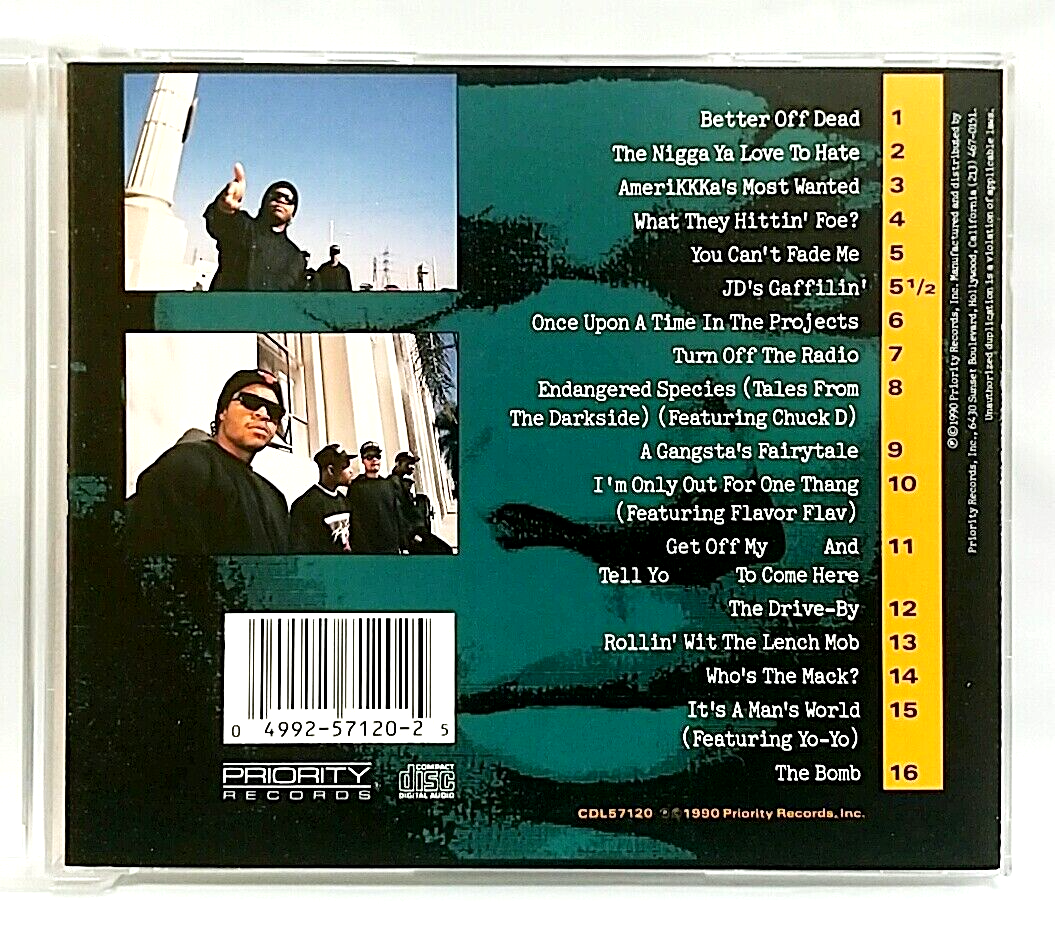 CD) Ice Cube – AmeriKKKa's Most Wanted, US Press, CDL57120, Album