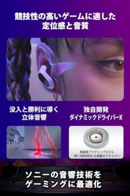 Sony Gaming Earphones INZONE Buds: WF-G700N Fnatic White WF-G700N