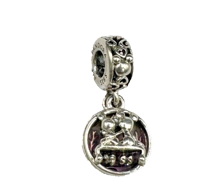 Authentic PANDORA Disney Mickey Minnie Happily Ever After Dangle