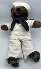 Vtg 21  Bear Forces Of America Navy Dress Whites Teddy Bear 1989