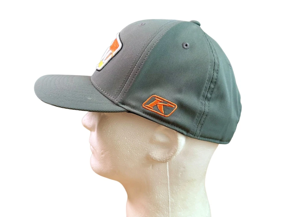 Klim сценарий шляпа крышка бейсболки светло-серый 3D вышитый логотип OSFM - Изображение 3 из 4