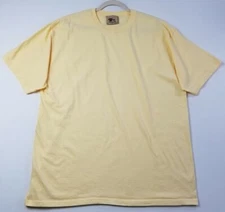 WearGuard T Shirt Men Extra Large XL Yellow Short Sleeve Crewneck Stretch Cotton