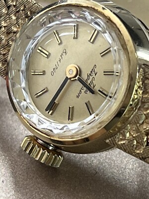 JULES JERGENSEN Watch 14k Solid Gold Vintage 21.7 grams Serviced/working Swiss