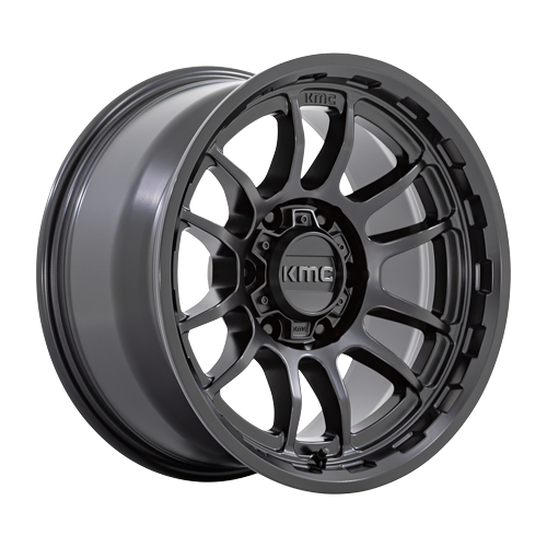 20 Inch Black Rims Wheels Import Truck Toyota KMC Wrath KM727
