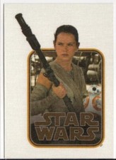 2015 Topps Star Wars: The Force Awakens Series 1 Cloth Sticker Card CS-2 Rey
