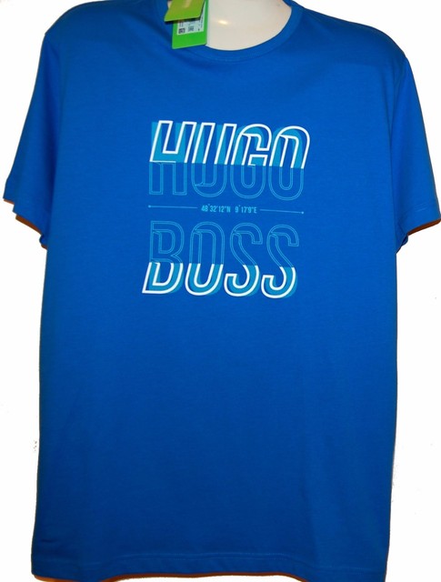 boss blue t shirt