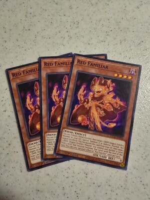 3X Red Familiar, ETCO-EN016, Eternity Code, 1st Edition, Playset, Ungraded