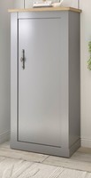 Kommode Highboard Eiche Grau Wohnzimmer Esszimmer Schrank Stauraum 68X142 Rideau