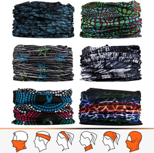 6 Pack Pasamontanas Calavera Balaclava Militar Mascara Para El Frio De Moto