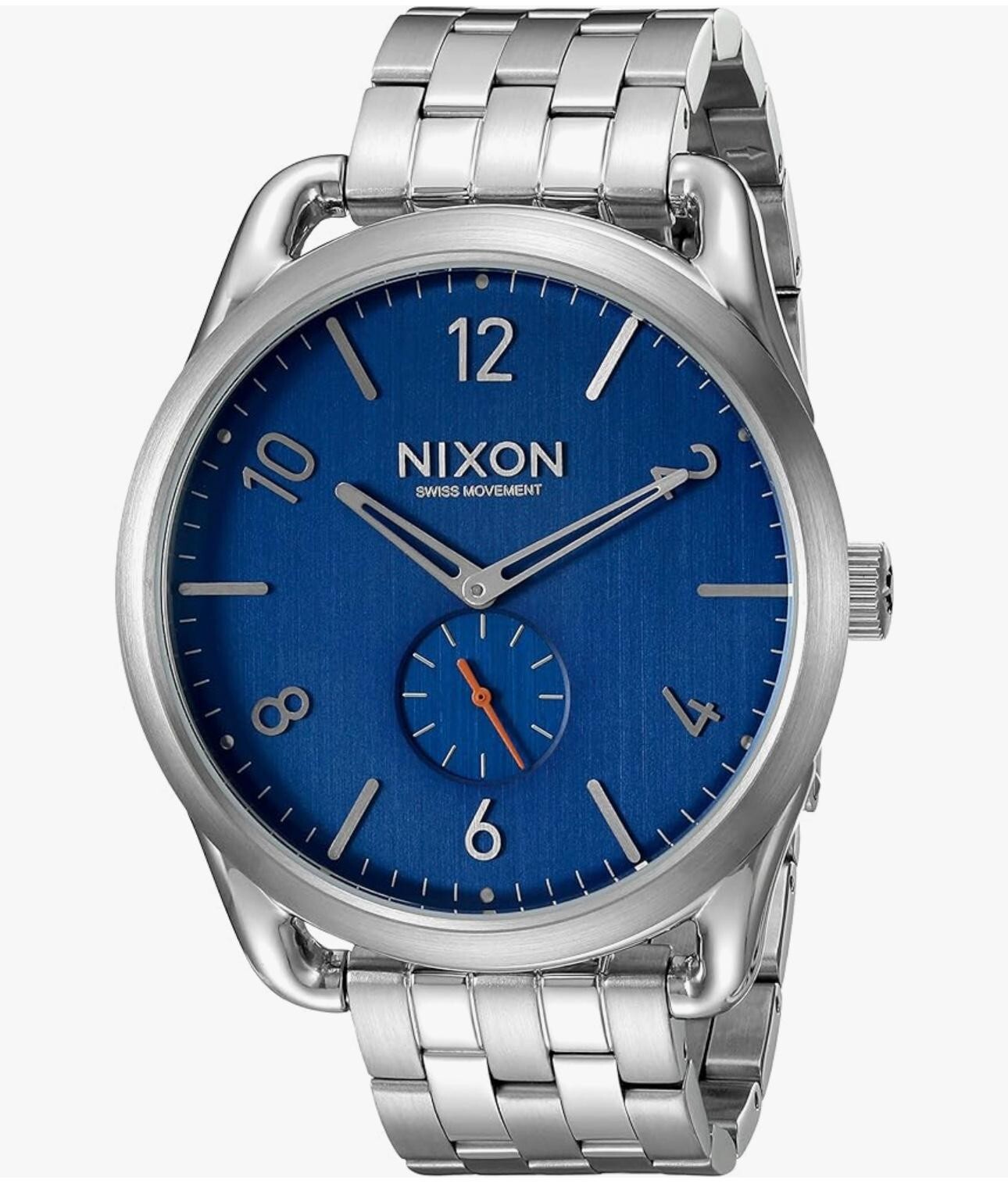 Nixon C45 SS 100M stainless steel Swiss 15J movement watch