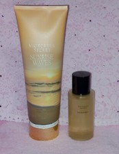 Victoria's Secret Sunrise Waves 8 oz Lotion  Heavenly 2.5 oz Fragrance Mist