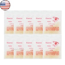 US 1000pcs Dental Orthodontic Rubber Bands Elastics Latex Braces 3/16 6.5 OZ