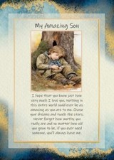 NEW 'My Amazing Son' -  A5 Card for Him For Birthday Or Special Occasion Love