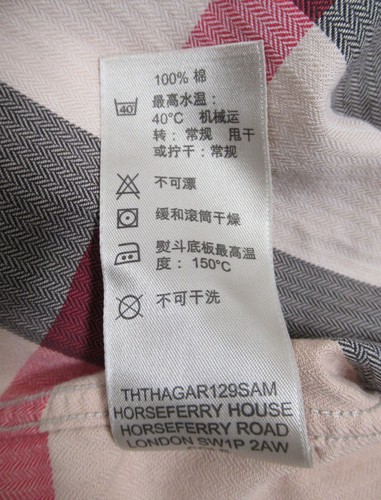 Burberry Brit Men's Check Cotton Button Down Shirt Archive Beige Size S - Picture 10 of 12