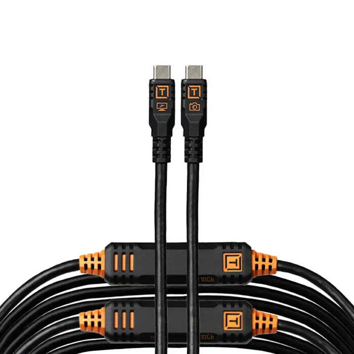 TetherTools TetherPro Optima 10G USB-C - 31' (9.4m) Straight to Straight - Black
