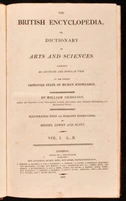 1809 6Vol The British Encyclopedia or Dictionary of Arts and 1809 6Vol The British Encyclopedia or Dictionary of Arts and