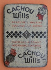 ancienne boite CACHOU WILLS