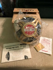 Rare CALRAD CR-8A 8" Full Range High Fidelity Speaker & Org. Box Japan 