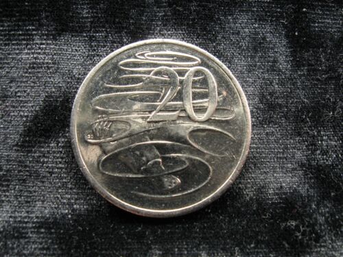 Large old world coin AUSTRALIA 20 cents 2005 KM403 "Platypus" (250)
