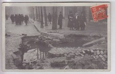 CPA  PARIS 75 - INONDATION CRUES DE LA SEINE 1910 EFFONDREMENT BLD HAUSMANN ~A19