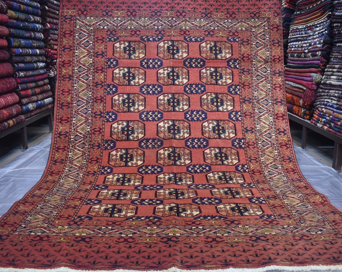 ラグ Vintage Afghan  Tribal rug Vintage-Afghan-rug-34-x-68-102