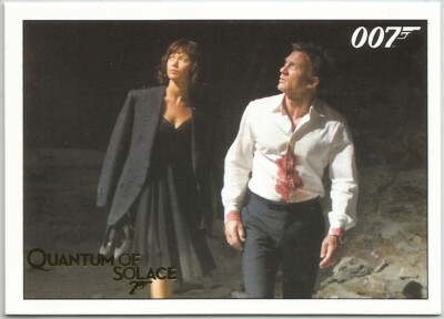 James Bond Archives 2015 ~ GOLD PARALLEL Base Card #062 Quantum of Solace #/125