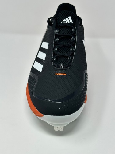 Adidas Baseball Cleats Mens Size 13 Icon 7 Metal Black Red White S23858 - Picture 3 of 9