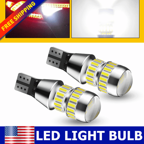 T15 LED Reversing Light Bulbs W16W Canbus No Error 912 921 Backup Lamp 2x AUXITO
