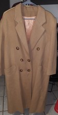 Jacobson's 100% Camel Hair Double Breasted Trench Coat Size 12