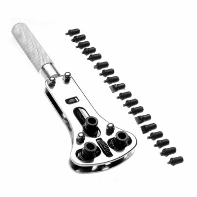 Adjustable Watch Case Back Opener Wrench Watch Repair Tool Cover Remover