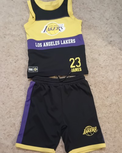 Lakers Jersey Kobe Bryant #23 Basketball Jersey Set For Boys