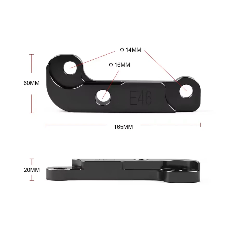 KIT PIASTRE ANGOLO STERZO BMW E46 25% DRIFT UNIVERSALE ITALIA VARI COLORI - Image 2 of 4