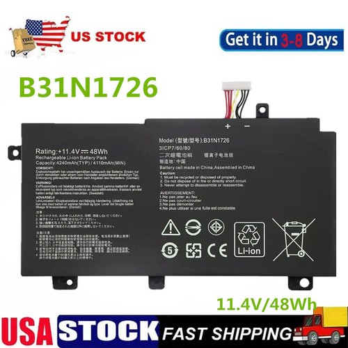 Promo Original Baterai Asus TUF Gaming FX504 FX505 FX505GD FX80 B31N1726 Diskon 23% di Seller